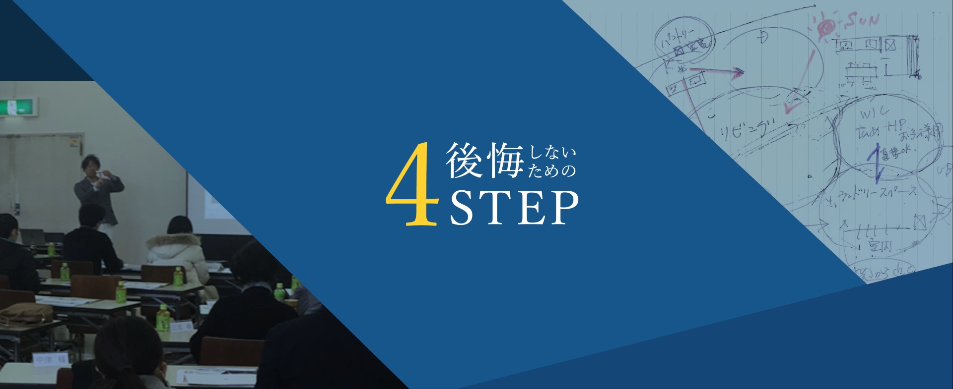 後悔しないための4STEP ヘッダーイメージ